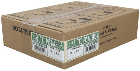 Century Snacks Snak Club Premium Pack Salted Pistachios, 2.25 Ounce -- 6 per case