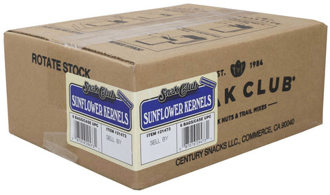 Century Snacks Snak Club Premium Pack Sunflower Kernels, 7.5 Ounce -- 6 per case