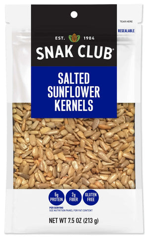 Century Snacks Snak Club Premium Pack Sunflower Kernels, 7.5 Ounce -- 6 per case