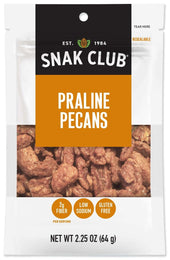 Century Snacks Snak Club Premium Pack Praline Pecans, 2.25 Ounce -- 6 per case
