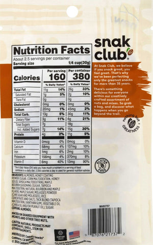 Snak Club Maple Bourbon Almonds, 2.5 Ounce -- 6 per case