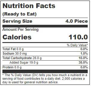 Snak Club Watermelon Rings, 4 Ounce -- 12 per case