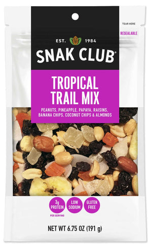 Century Snacks Snak Club Resealable Trail Mix - Shipper, 6.75 Ounce -- 48 per case