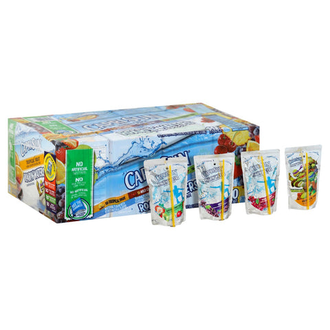 Caprisun Roarin Waters Soft Drink- Ready To Drink Variety Pack, 6 ounce -- 40 pouch per case.