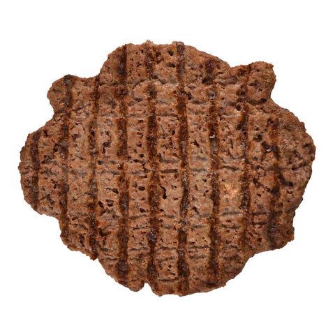 Kings Command Foods Old Fashioned Cooked Beef Steak Burger, 5 Ounce -- 48 per case.