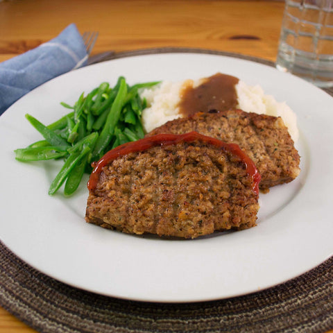 Kings Command Foods Country Style Cooked Meatloaf Slice, 3 Ounce -- 80 per case.