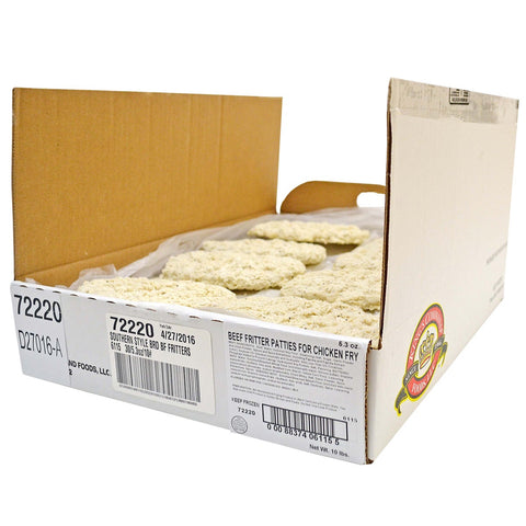 Kings Command Foods Southern Style Chicken Fried Beef Steak - Raw, 5.3 Ounce -- 30 per case.