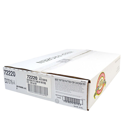Kings Command Foods Southern Style Chicken Fried Beef Steak - Raw, 5.3 Ounce -- 30 per case.