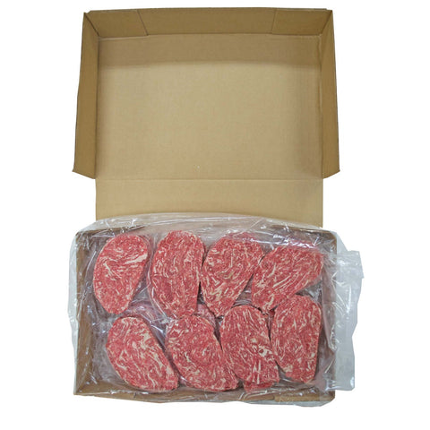 Kings Command Foods Raw Lightly Marinated Philly Beef Steak, 4 Ounce -- 40 per case.
