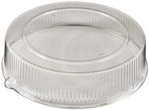 PartiPak PETE Round Everyday Fluted Dome Lid Only, 18 inch -- 50 per case.