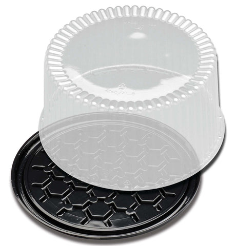 D and W Fine Pack 2 3 Layer Cake Display Container, 9 inch -- 80 per case.