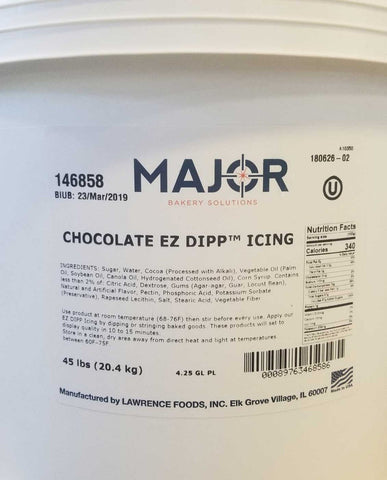 Lawrence Chocolate EZ Dipp Icing, 45 Pound.