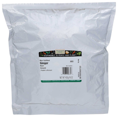 Frontier Herb Ground Ginger Root Powder, 16 Ounce -- 6 per case