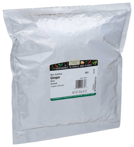 Frontier Herb Ground Ginger Root Powder, 16 Ounce -- 6 per case