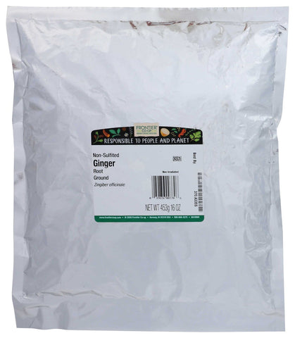 Frontier Herb Ground Ginger Root Powder, 16 Ounce -- 6 per case