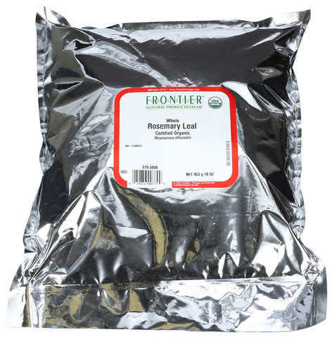 Frontier Herb Organic Whole Rosemary Leaf, 16 Ounce -- 6 per case