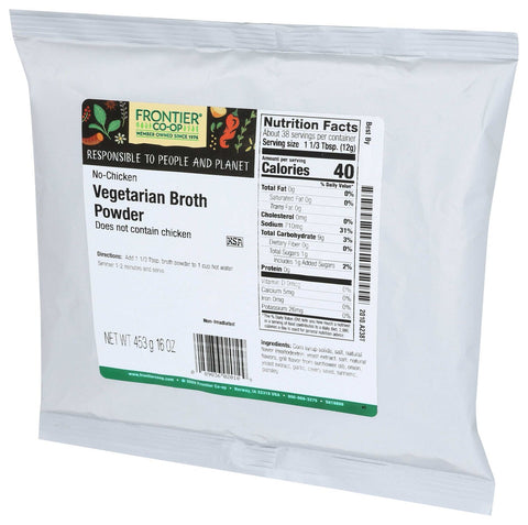 Frontier Herb Chicken Flavored Broth Powder, 1 Pound -- 6 per case
