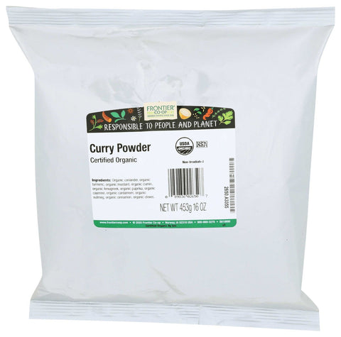 Frontier Herb Organic Bulk Curry Powder - Seasoning Blend, 16 Ounce -- 3 per case