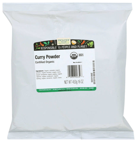 Frontier Herb Organic Bulk Curry Powder - Seasoning Blend, 16 Ounce -- 3 per case