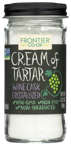 Frontier Herb Cream of Tartar, 3.52 Ounce -- 6 per case