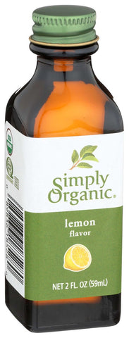 Simply Organic Lemon Flavor, 2 Ounce -- 6 per case.
