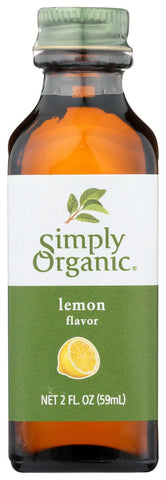 Simply Organic Lemon Flavor, 2 Ounce -- 6 per case.