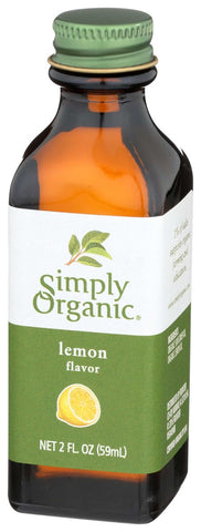 Simply Organic Lemon Flavor, 2 Ounce -- 6 per case.