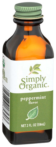 Simply Organic Peppermint Flavor, 2 Ounce -- 6 per case.
