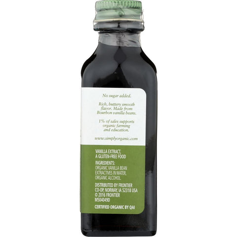 Simply Organic Vanilla Extract, 2 Ounce -- 6 per case.