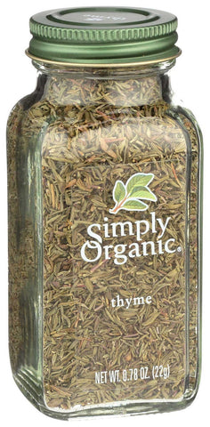 Simply Organic Whole Thyme Leaf, 0.78 Ounce -- 6 per case