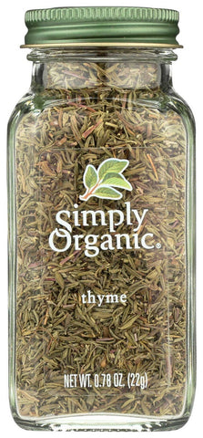 Simply Organic Whole Thyme Leaf, 0.78 Ounce -- 6 per case