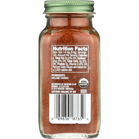 Simply Organic Ground Paprika, 2.96 Ounce -- 6 per case