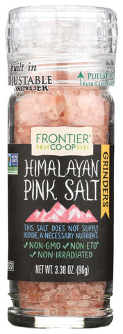 Frontier Herb Himilayan Grinder Pink Salt, 3.4 Ounce Bottle -- 6 per case.