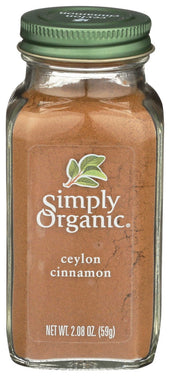 Simply Organic Ceylon Ground Cinnamon, 2.08 Ounce -- 6 per case.