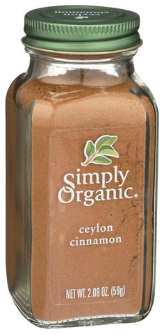 Simply Organic Ceylon Ground Cinnamon, 2.08 Ounce -- 6 per case.
