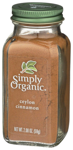 Simply Organic Ceylon Ground Cinnamon, 2.08 Ounce -- 6 per case.