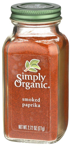 Simply Organic Smoked Paprika, 2.72 Ounce -- 6 per case.
