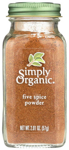 Simply Organic Five Spice Powder, 2.01 Ounce -- 6 per case.