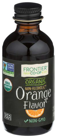 Frontier Herb Organic Orange Flavor, 2 Ounce -- 6 per case