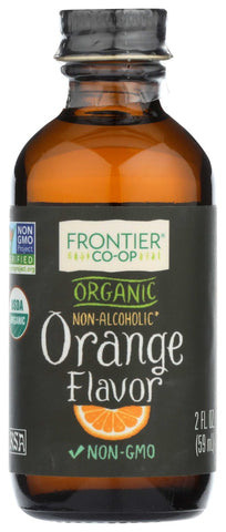 Frontier Herb Organic Orange Flavor, 2 Ounce -- 6 per case
