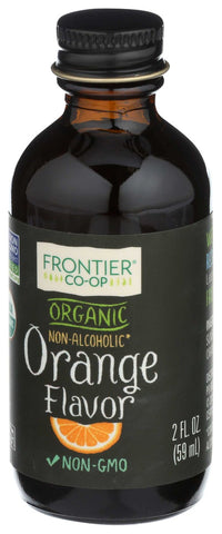 Frontier Herb Organic Orange Flavor, 2 Ounce -- 6 per case