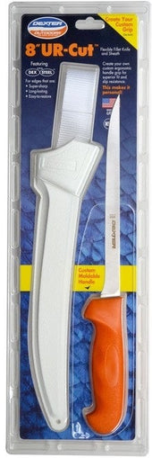 Dexter Russell Moldable Handle and Sheath Flexible Fillet Knife, 8 inch -- 6 per case