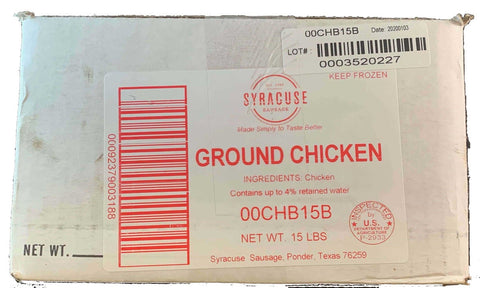 Syracuse Ground Chicken Breast , 15 Pound