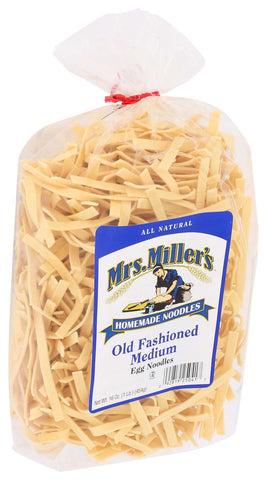 Mrs Millers Homemade Old Fashioned Medium Egg Noodle, 16 Ounce -- 6 per case.