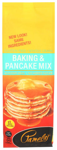 Pamelas Wheat Free Baking/Pancake Mix, 24 Ounce -- 6 per case.