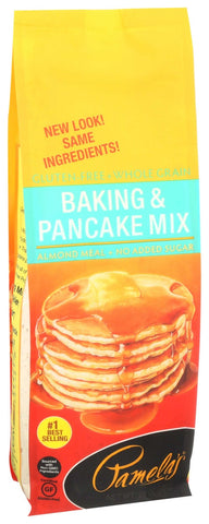 Pamelas Wheat Free Baking/Pancake Mix, 24 Ounce -- 6 per case.