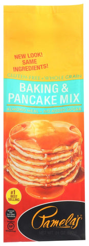 Pamelas Wheat Free Baking/Pancake Mix, 24 Ounce -- 6 per case.