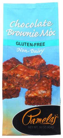 Pamelas Wheat Free Chocolate Brownie Mix, 16 Ounce -- 6 per case.