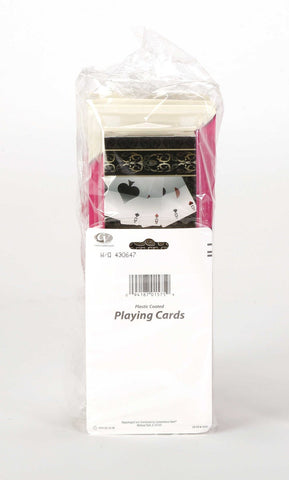 Convenience Valet Blistered Playing Card - 6 per pack -- 8 packs per case.