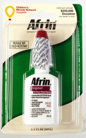 Convenience Valet Afrin Non Slip Nasal Spray, 6 Milliliter Bottle - 4 per pack -- 21 packs per case